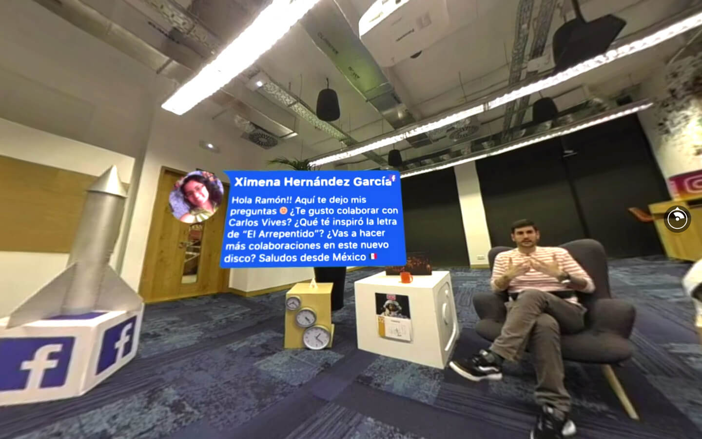 Facebook 3D Streaming